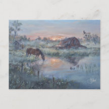 Un nouveau jour -* Peinture de cheval