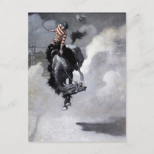 Carte Postale « Un nuage de poussière » Art occidental de NC Wye