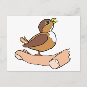 Carte Postale Un Oiseau Dans La Main