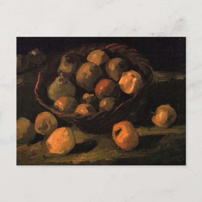 Carte Postale Un panier de pommes de Vincent van Gogh (Devant)