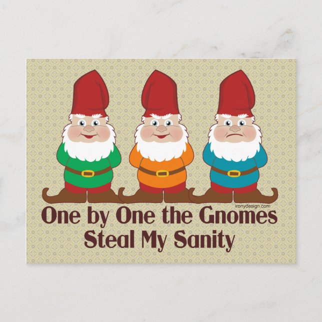 Carte Postale Un Par Un Les Gnomes (Devant)