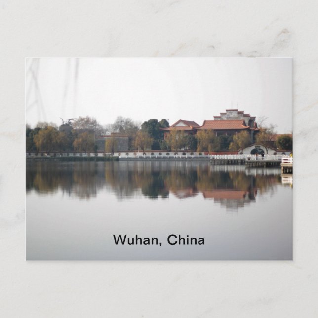 Carte Postale Un parc zoologique à Wuhan, Chine (Devant)