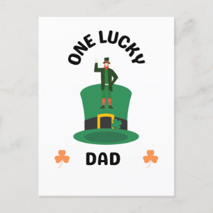 Carte Postale Un père chanceux irlandais