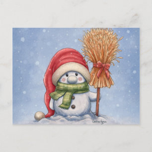 Carte Postale Un Petit Snowman