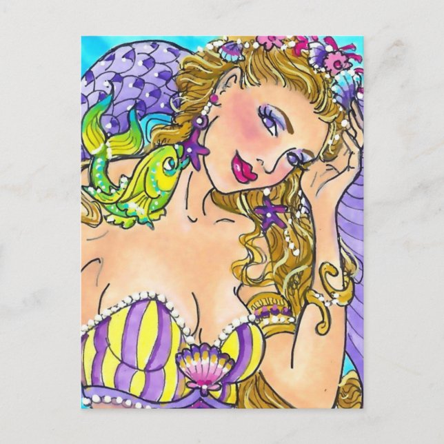 Carte Postale Un peu d'aide (Devant)