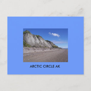 Carte Postale un peu de bluff, ARCTIC CIRCLE AK