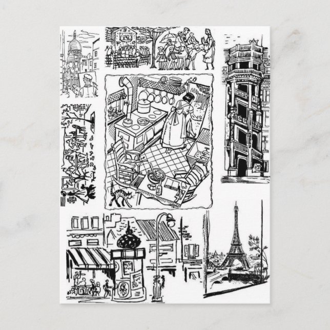 Carte Postale Un peu de France (Devant)