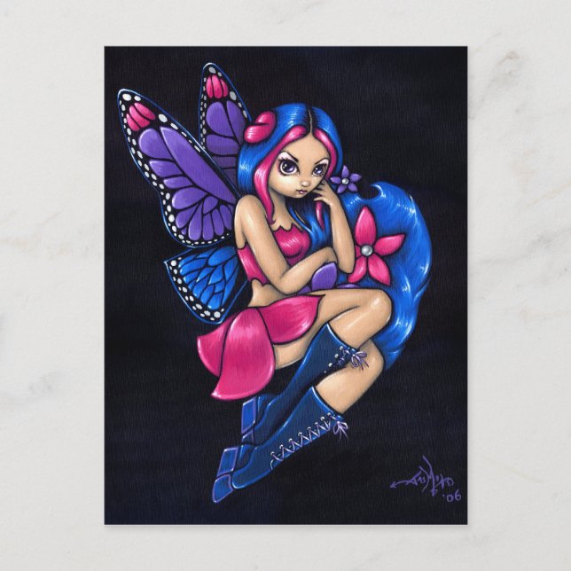 Carte postale "Un peu timide" (Devant)