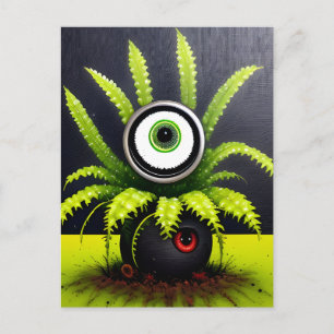 Carte Postale Un Plante Eyeball Déplaisant