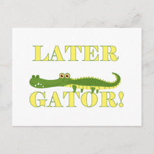 Carte Postale Un plus défunt alligator