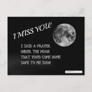 Carte Postale Un poème de prière pour rentrer chez soi en toute