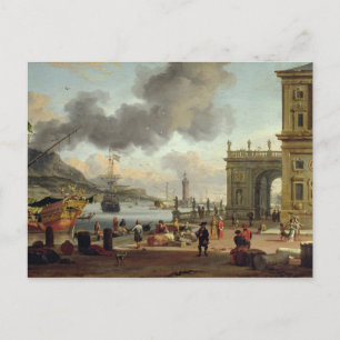Carte Postale Un Port Méditerranéen
