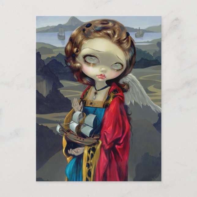 Carte postale "Un port sûr" (Devant)