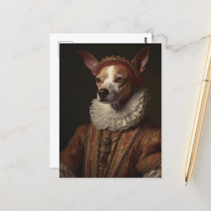 Carte Postale Un portrait de chien historique