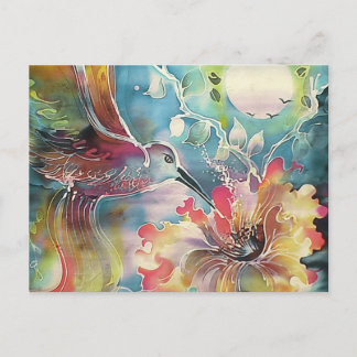 Carte Postale Un seul colibri