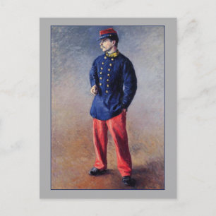 Carte Postale Un soldat par Gustave Caillebotte Art