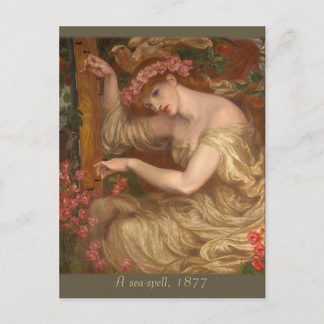 Carte Postale Un sort maritime de Dante Gabriel Rossetti CC0574 (Devant)