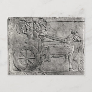 Carte Postale Un soulagement représentant l'armée assyrienne au 