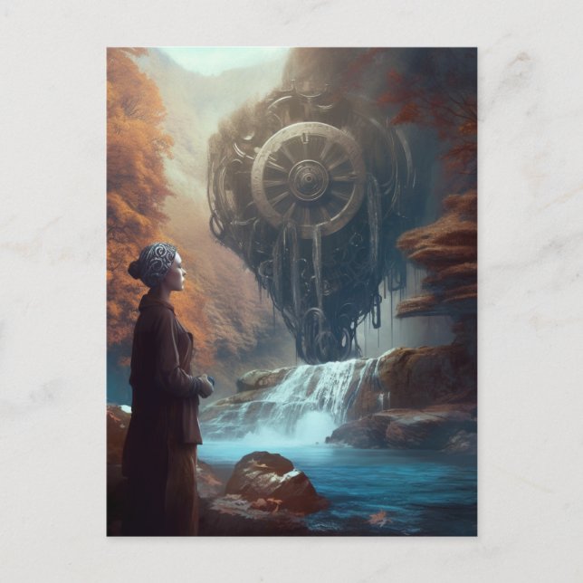 Carte Postale Un spectacle étrange dans la nature Cascade de Ste (Devant)