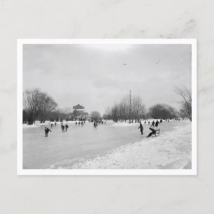 Carte Postale Un sport d'hiver