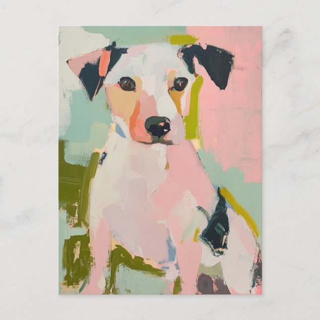 Carte Postale Un Térrier Mignon (Devant)