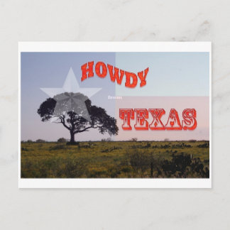 Carte Postale Un Texas Howdy !