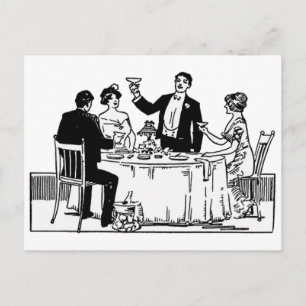 Carte Postale Un toast