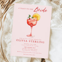 Un Toast à la Mariée Fête de Mariage Rose et Rouge
