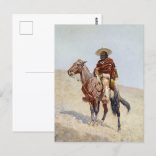 Carte Postale Un Vaquero mexicain (1890) par Frederic Remington