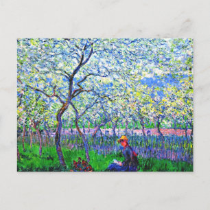 Carte Postale Un verger au printemps