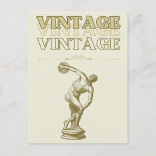 Carte Postale Un voyage à travers l'esthétique Vintage