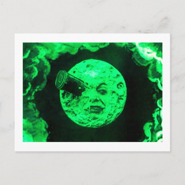 Carte Postale Un voyage sur la Lune (Devant)