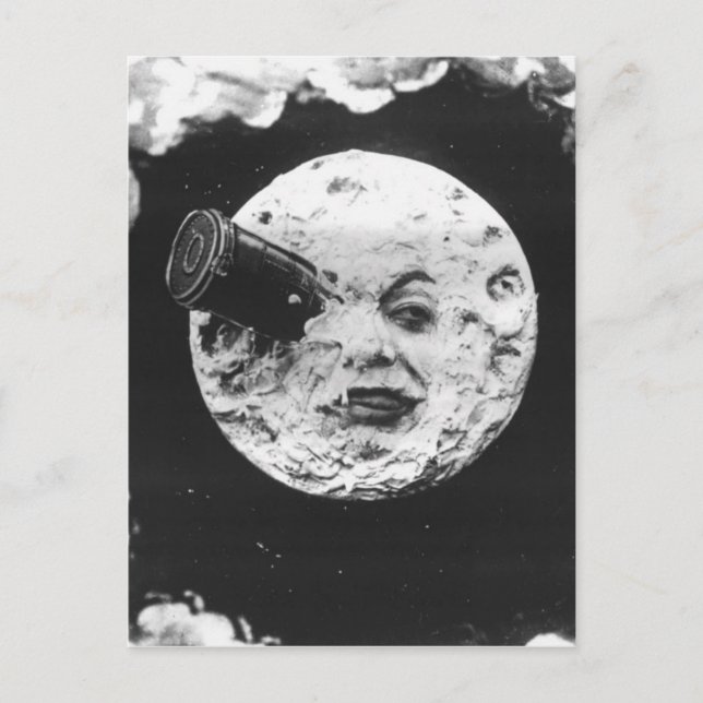 Carte Postale Un voyage sur la Lune (Devant)