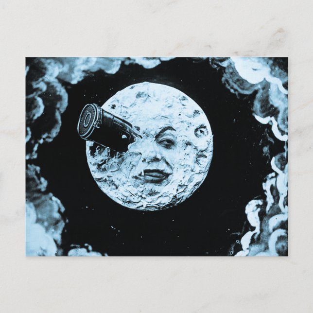 Carte Postale Un voyage sur la Lune (Devant)