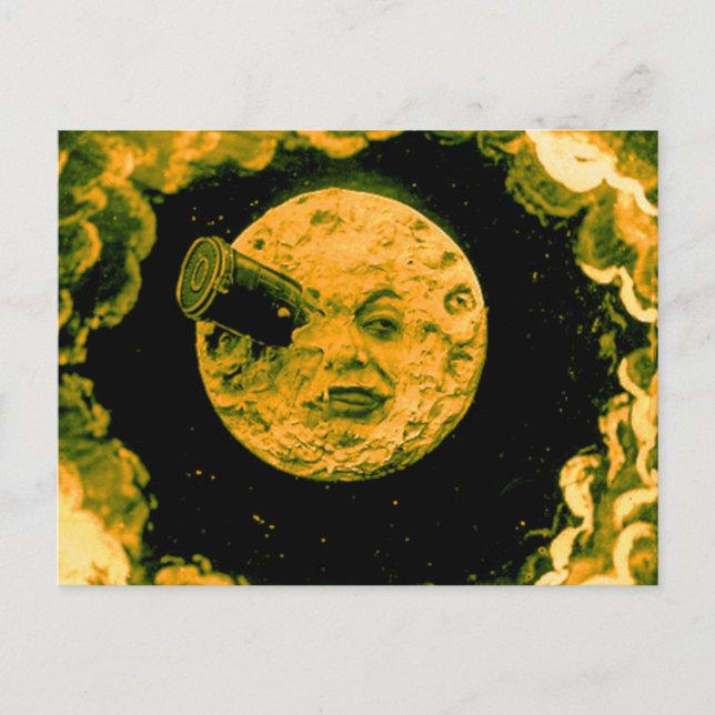 Carte Postale Un voyage sur la Lune (Devant)