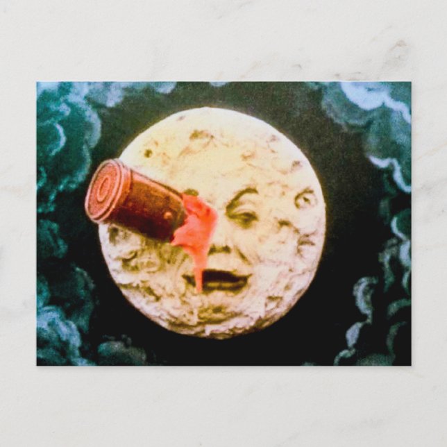Carte Postale Un voyage sur la Lune (Devant)