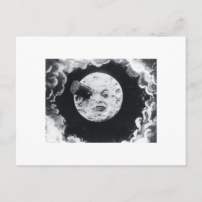 Carte Postale Un voyage sur la Lune 1902 (Devant)