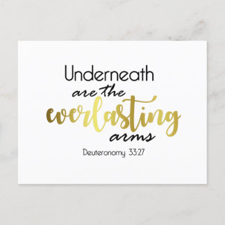 Carte postale Underneath Are The Everlasting Arms