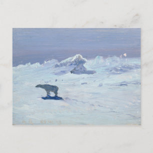 Carte Postale Une chasse à l'ours polaire dans la nuit Lune, 189
