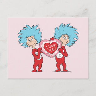 Carte Postale Une Chose Deux Je T'Aime