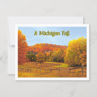 Carte Postale Une chute du Michigan