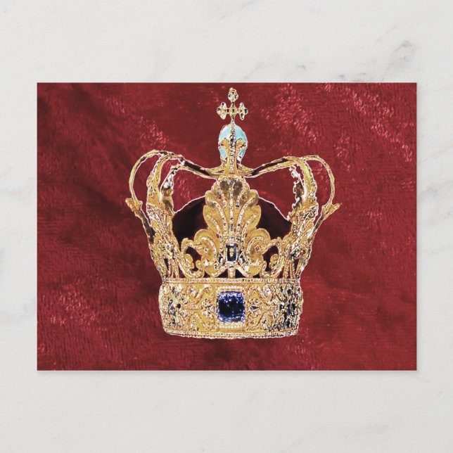 Carte Postale Une couronne royale (Devant)