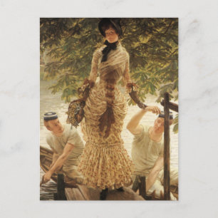 Carte Postale Une dame sur la Tamise