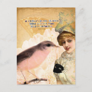 Carte Postale Une devinette de femme