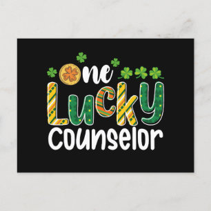 Carte Postale Une école de conseillers chanceuse Saint Patrick's