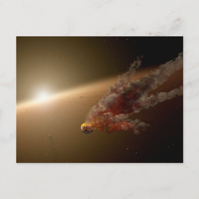 Carte Postale Une énorme éruption autour de l'étoile Ngc 2547-Id (Devant)