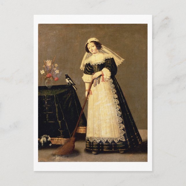Carte Postale Une femme de chambre (Devant)
