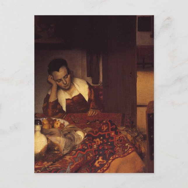 Carte Postale Une Femme endormie (Devant)