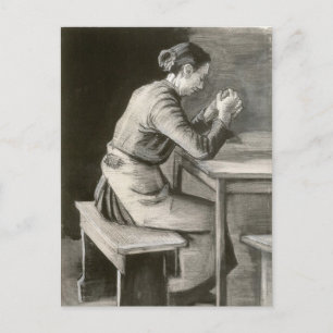 Carte Postale Une femme priant, Vincent van Gogh