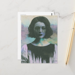 Carte Postale Une femme triste